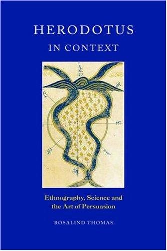 Couverture : Herodotus in context