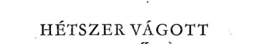 Couverture : Hétszer vágott mezo