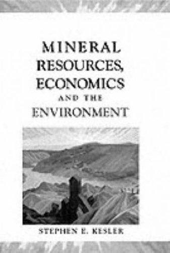 Couverture : Mineral resources, economics, and the environment