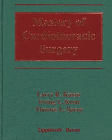 Couverture : Mastery of cardiothoracic surgery