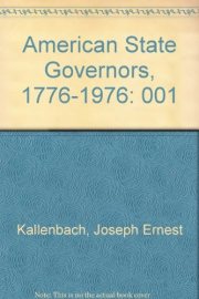 Couverture : American State Governors, 1776-1976