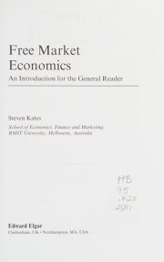 Couverture : Free market economics