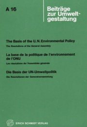 Couverture : The basis of the U.N. environmental policy