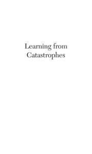 Couverture : Learning from catastrophes