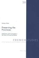 Couverture : Preserving the provinces