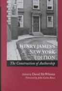 Couverture : Henry James's New York edition
