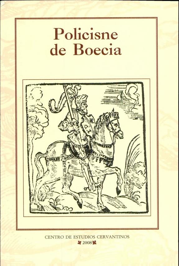Couverture : Policisne de Boecia