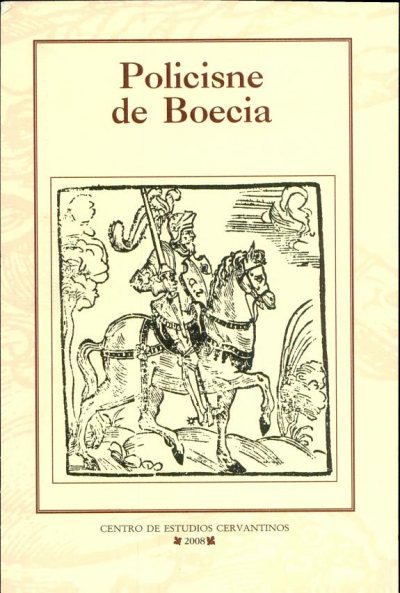 Couverture : Policisne de Boecia