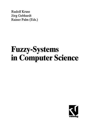Couverture : Fuzzy systems in computer science
