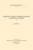 Couverture : Pensée de l'être et théorie politique