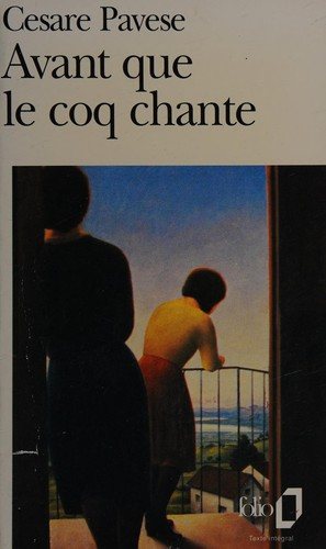 Couverture : Avant que le coq chante