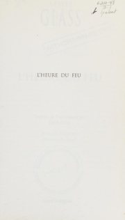Couverture : L'heure du feu