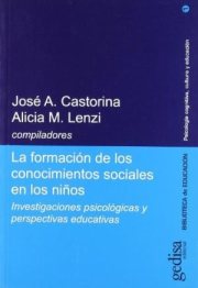 Couverture : La formacion de los conocimientos sociales en los ninos : investigaciones psicologicas y perspectivas educativas
