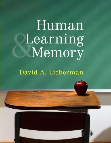 Couverture : Human Learning and Memory