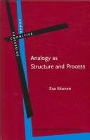 Couverture : Analogy as structure and process