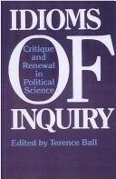 Couverture : Idioms of inquiry