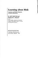 Couverture : Learning about risk