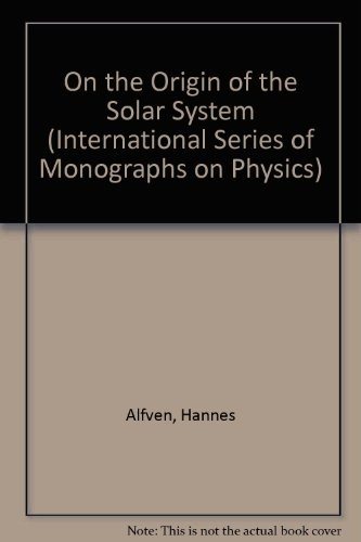 Couverture : On the Origin of the Solar System