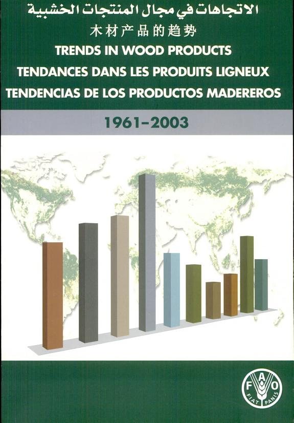Couverture : Trends in Wood Products 1961-2003