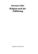 Couverture : Religion nach der Aufklärung