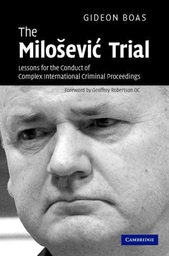 Couverture : The Milošević trial