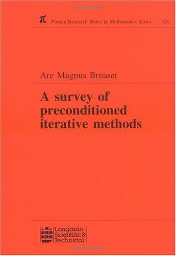 Couverture : A survey of preconditioned iterative methods