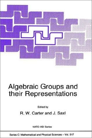 Couverture : Algebraic groups and their representations