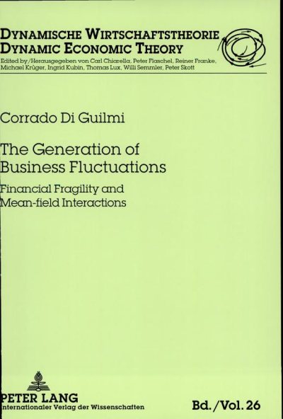 Couverture : The generation of business fluctuations